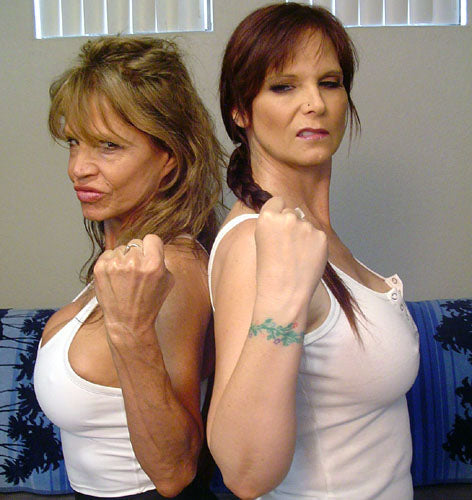 JMR-2587PS  THE ENEMY OF MY ENEMY Syren De Mer vs. Christine Dupree Fistfight  Photo Set