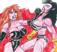 JMR-CS-027  MIGHTY MAUREEN vs. LA PIRATA  Cartoon Story